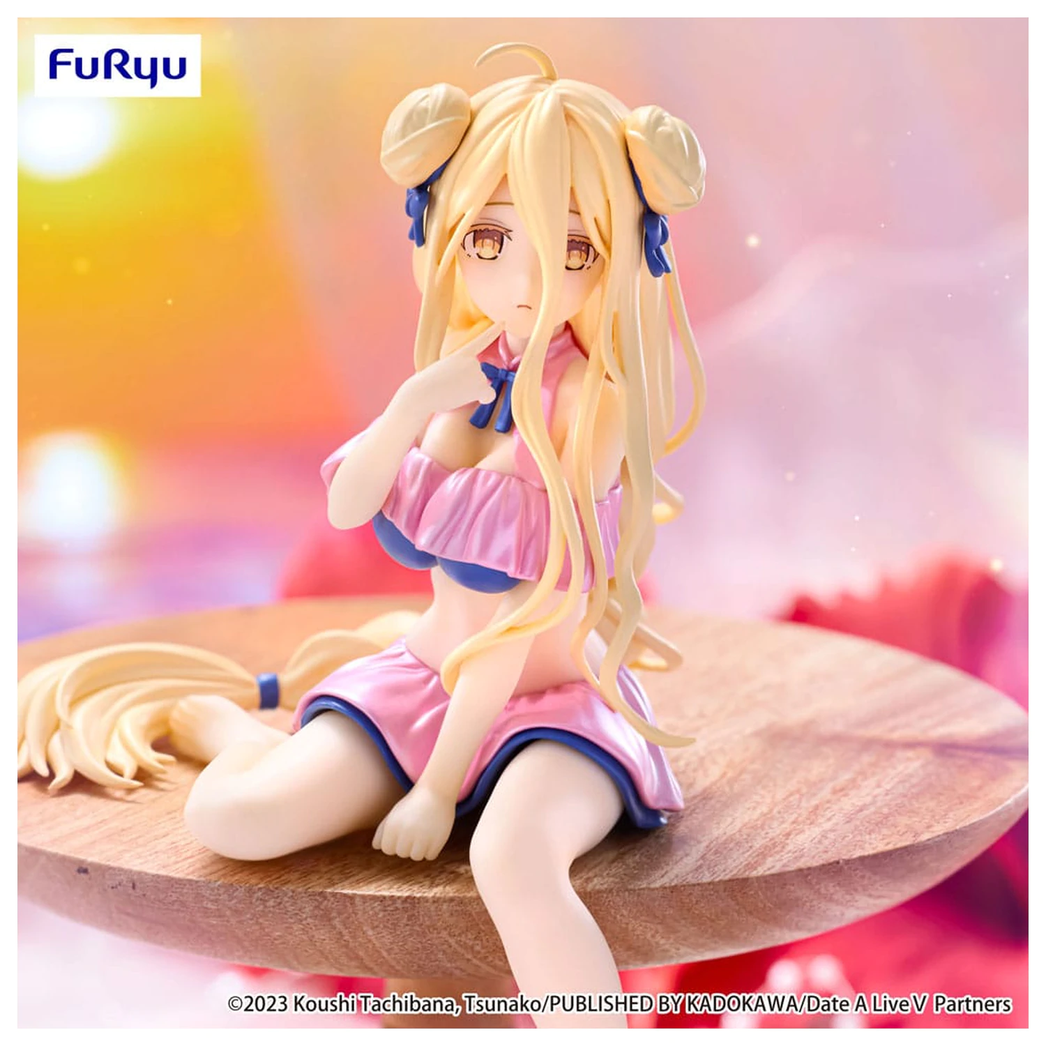 Date A Live V Noodle Stopper PVC Statuetka Mukuro Hoshimiya Swimsuit Pastel Pink Color Ver. 13 cm zdjęcie produktu