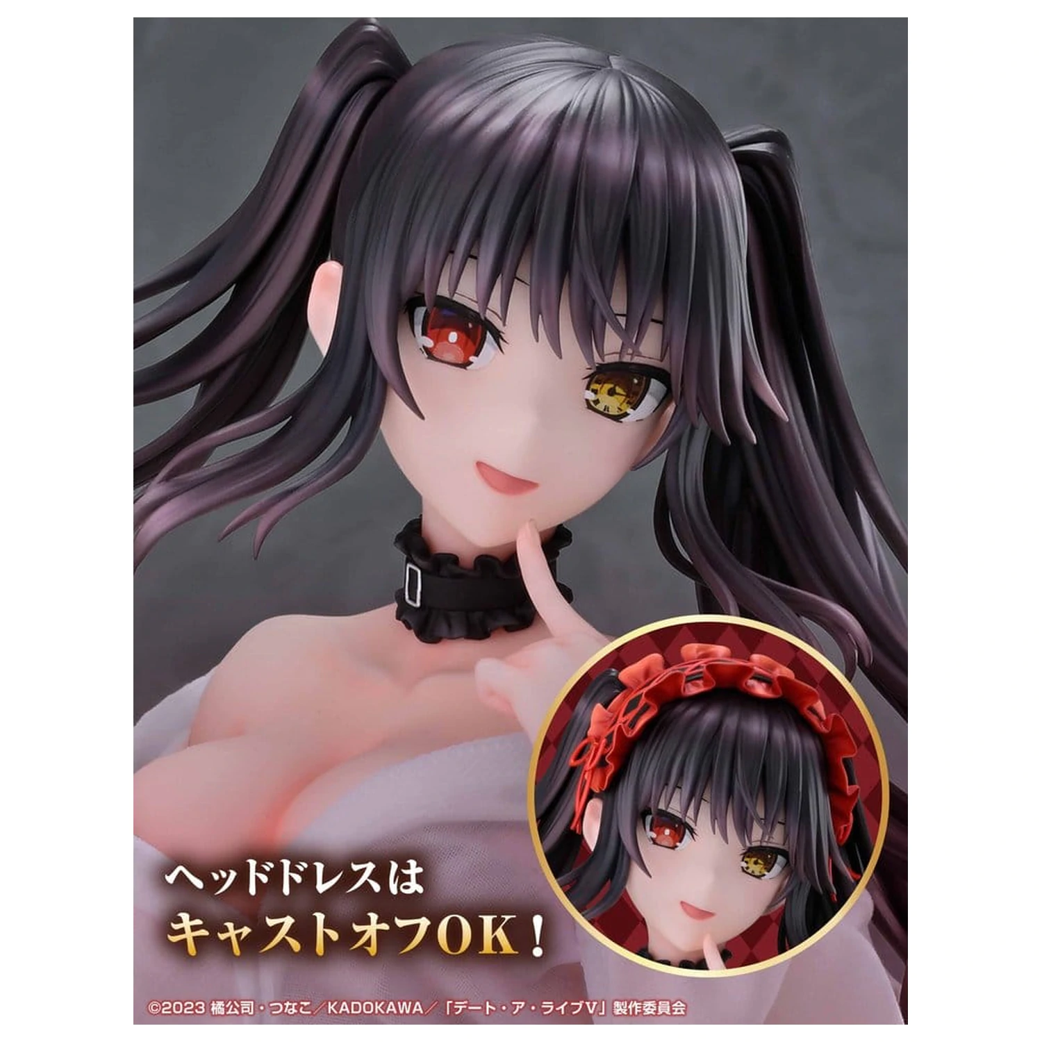 Date A Live V Re:Dress Figurka z PVC 1/4 Kurumi Tokisaki Dress shirt Ver. 40 cm zdjęcie produktu