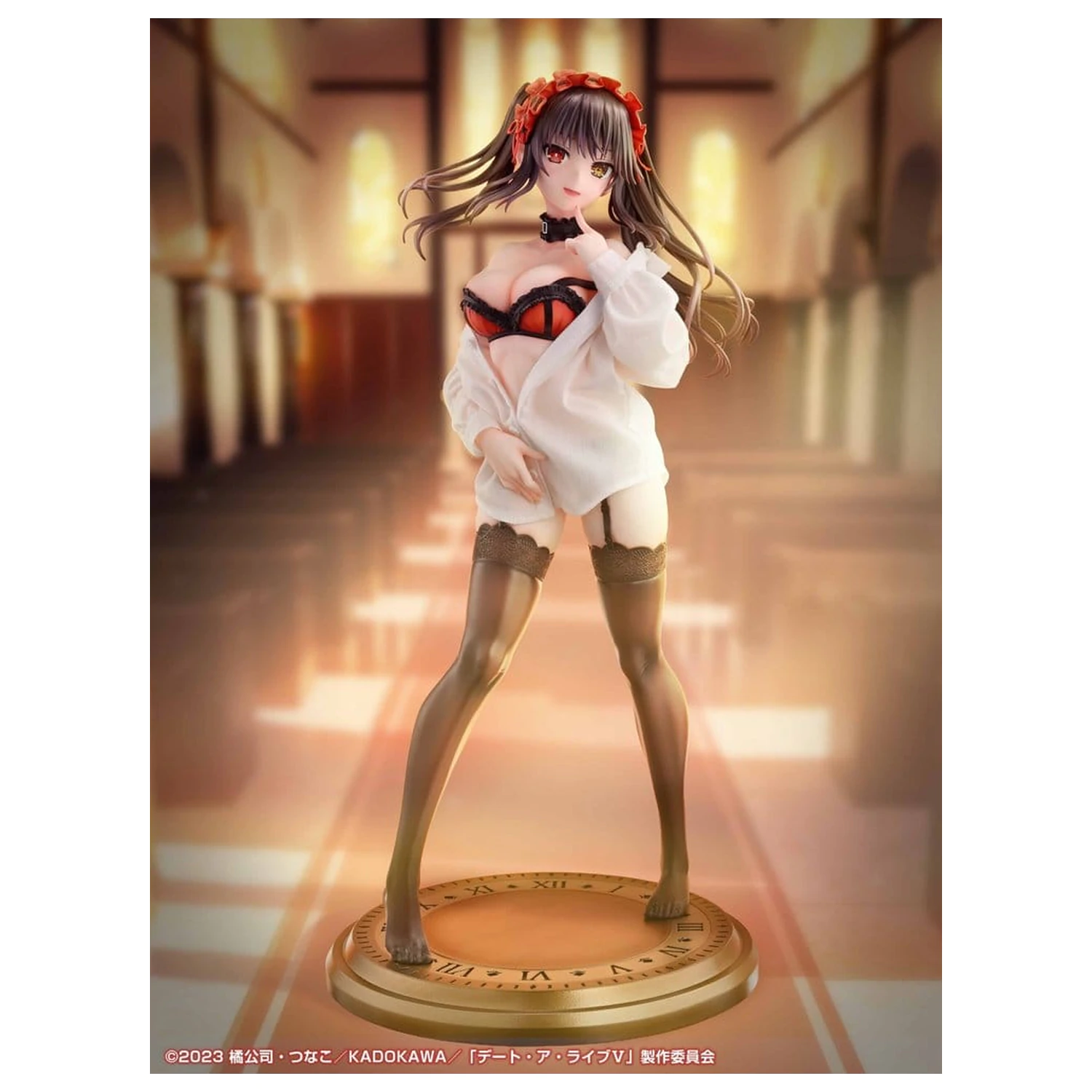 Date A Live V Re:Dress Figurka z PVC 1/4 Kurumi Tokisaki Dress shirt Ver. 40 cm zdjęcie produktu