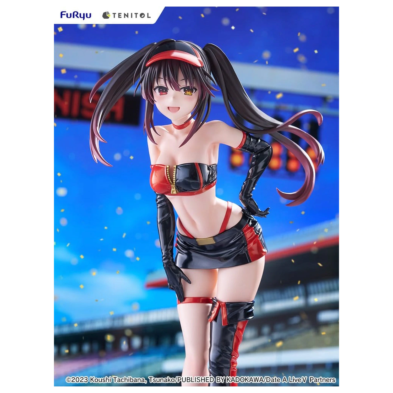 Date A Live V Tenitol Wysoka Figurka PVC Kurumi Tokisaki Race Queen Ver. 29 cm zdjęcie produktu