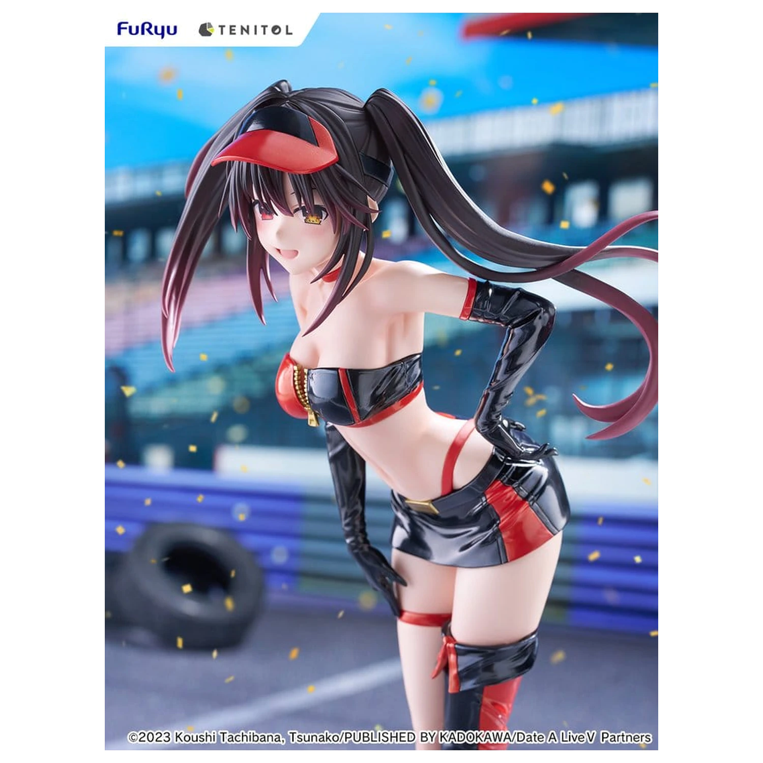 Date A Live V Tenitol Wysoka Figurka PVC Kurumi Tokisaki Race Queen Ver. 29 cm zdjęcie produktu