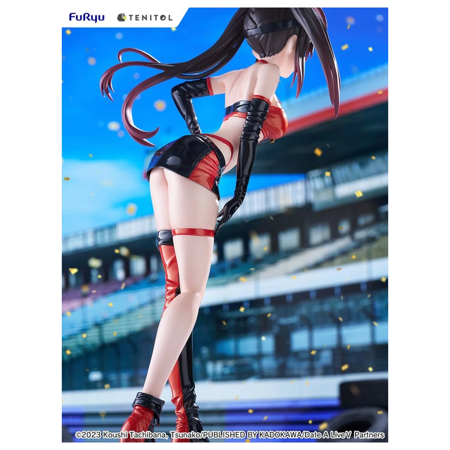Date A Live V Tenitol Wysoka Figurka PVC Kurumi Tokisaki Race Queen Ver. 29 cm zdjęcie produktu