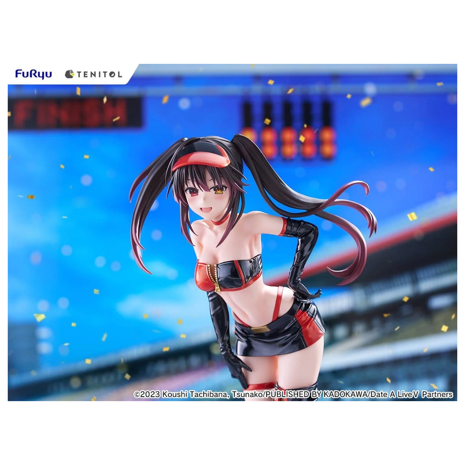 Date A Live V Tenitol Wysoka Figurka PVC Kurumi Tokisaki Race Queen Ver. 29 cm zdjęcie produktu