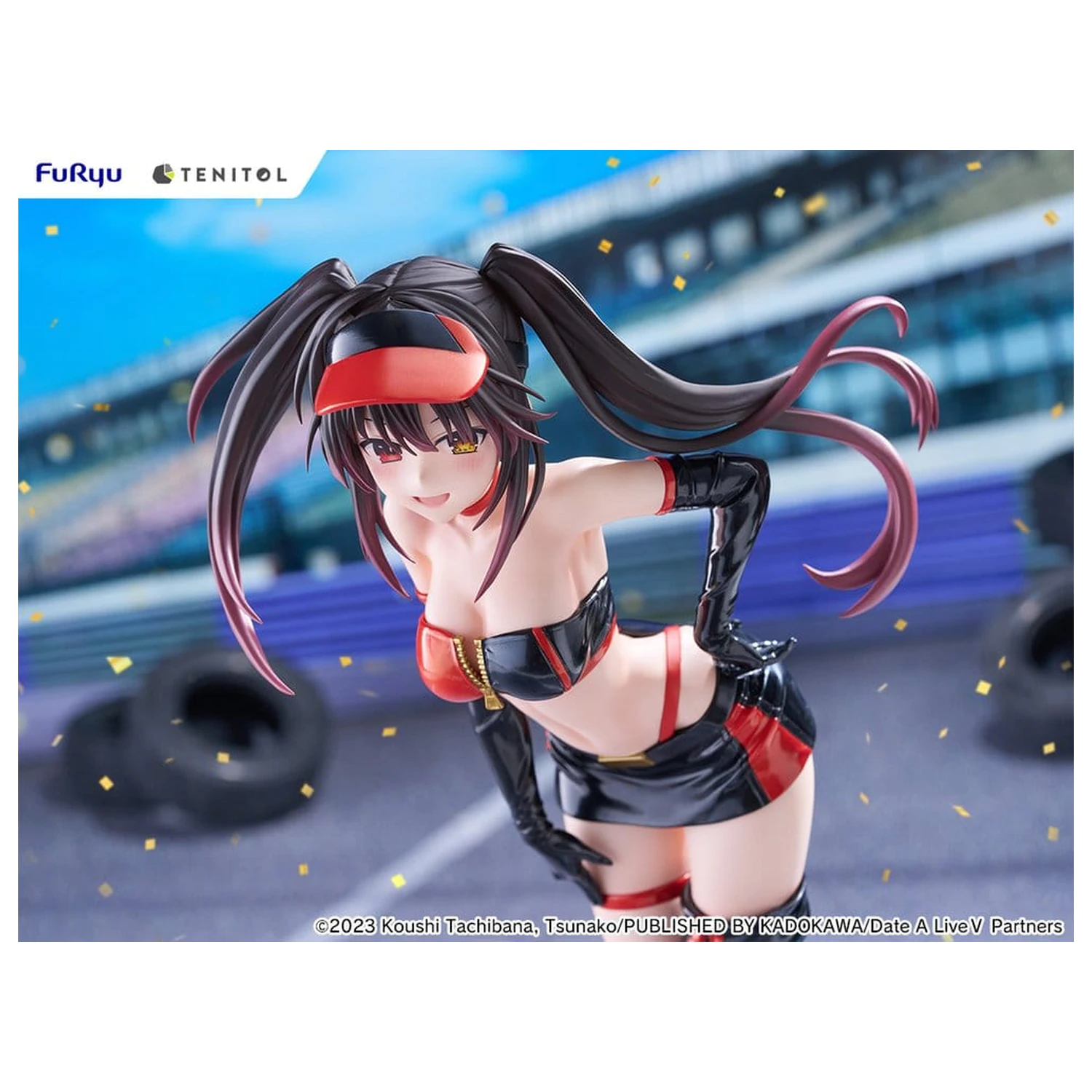 Date A Live V Tenitol Wysoka Figurka PVC Kurumi Tokisaki Race Queen Ver. 29 cm zdjęcie produktu