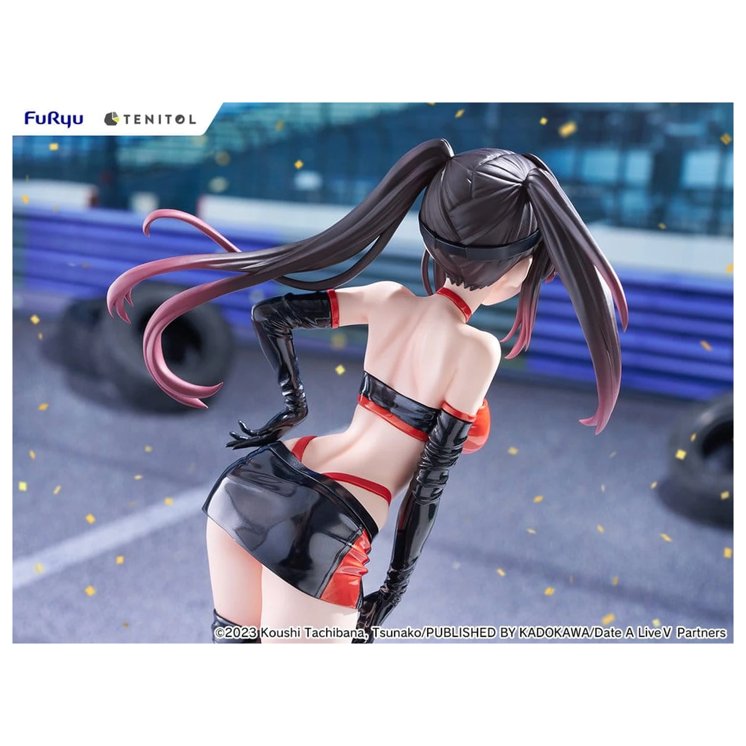 Date A Live V Tenitol Wysoka Figurka PVC Kurumi Tokisaki Race Queen Ver. 29 cm zdjęcie produktu