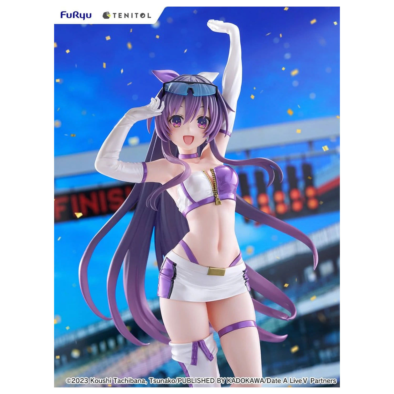 Date A Live V Tenitol Tall PVC Figure Tohka Yatogami Race Queen Ver. 30 cm zdjęcie produktu