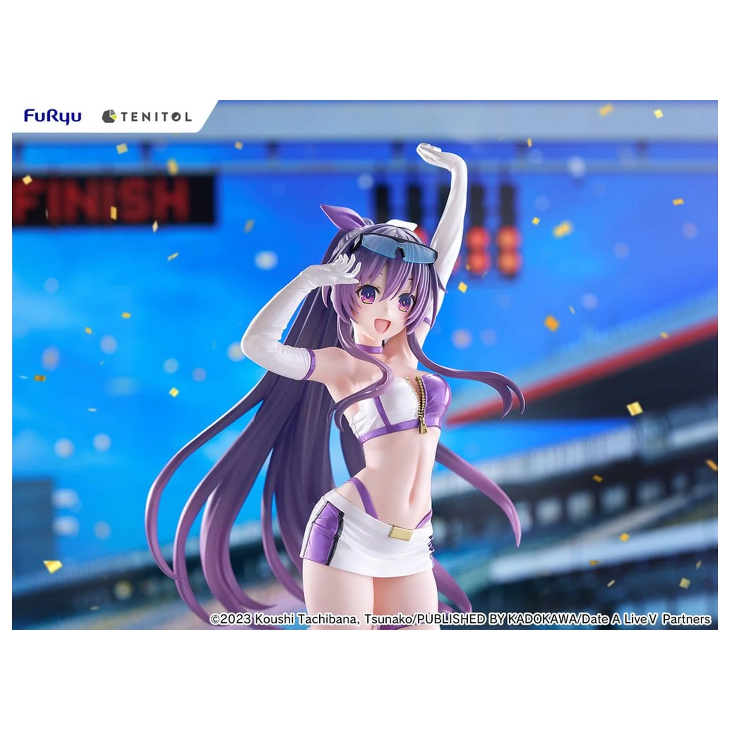 Date A Live V Tenitol Tall PVC Figure Tohka Yatogami Race Queen Ver. 30 cm zdjęcie produktu