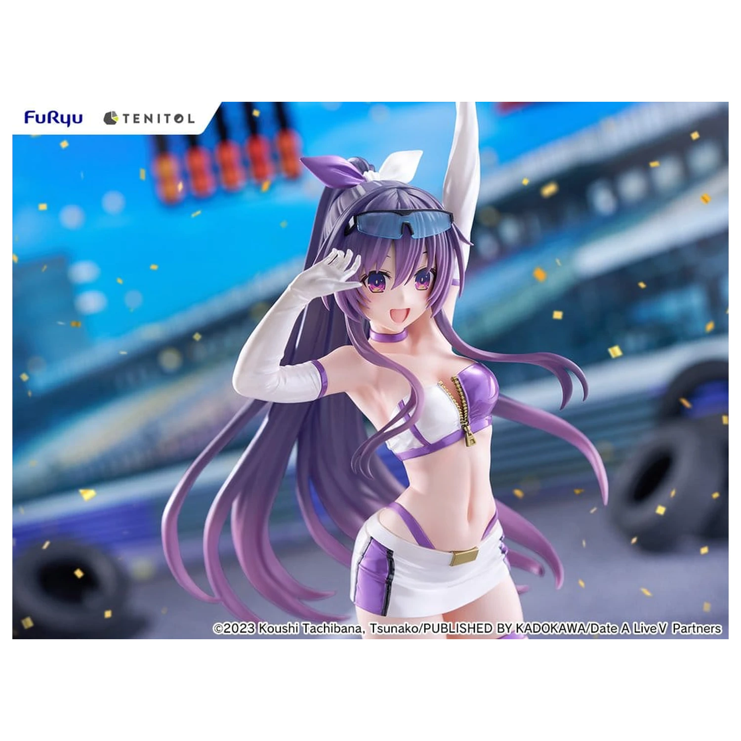 Date A Live V Tenitol Tall PVC Figure Tohka Yatogami Race Queen Ver. 30 cm zdjęcie produktu