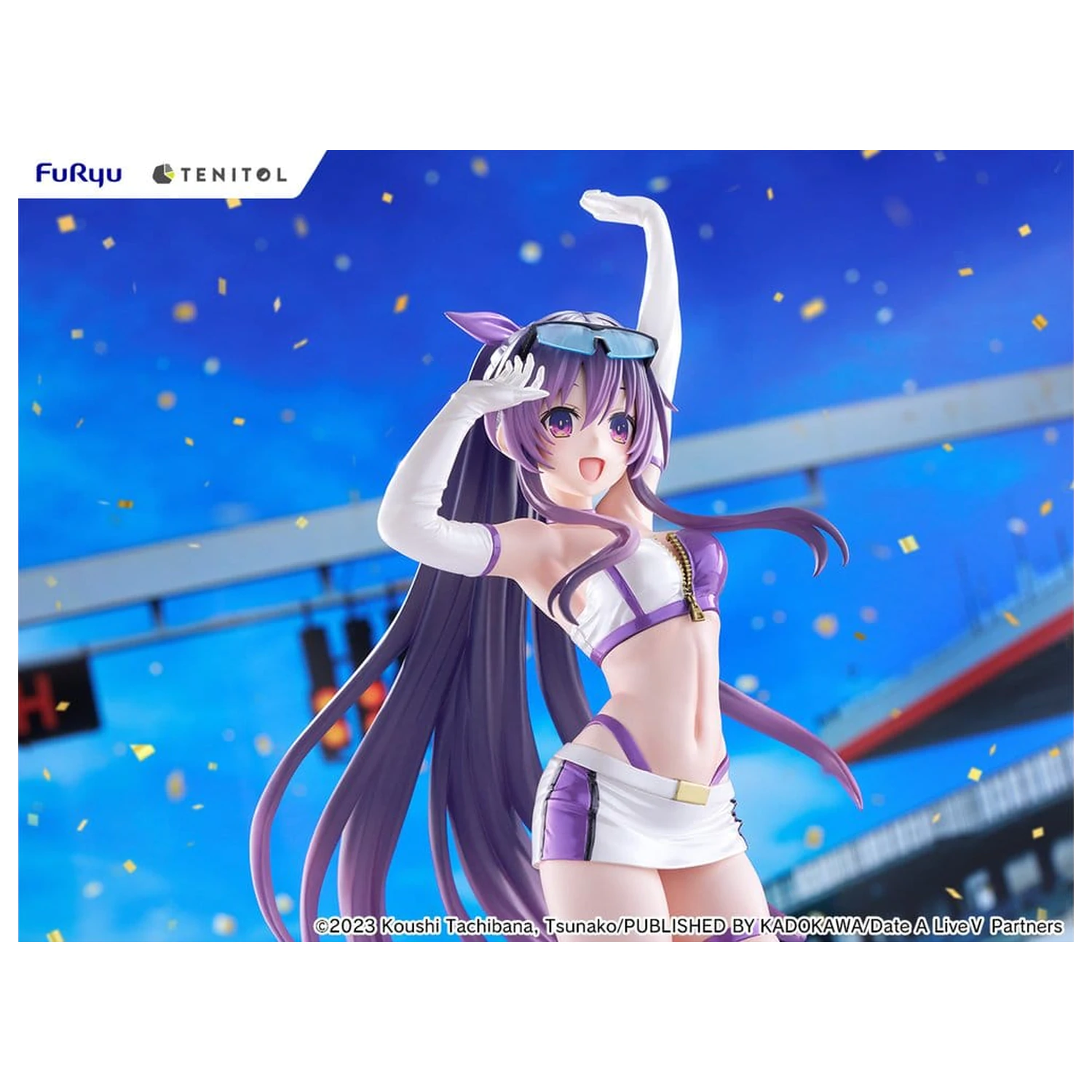 Date A Live V Tenitol Tall PVC Figure Tohka Yatogami Race Queen Ver. 30 cm zdjęcie produktu