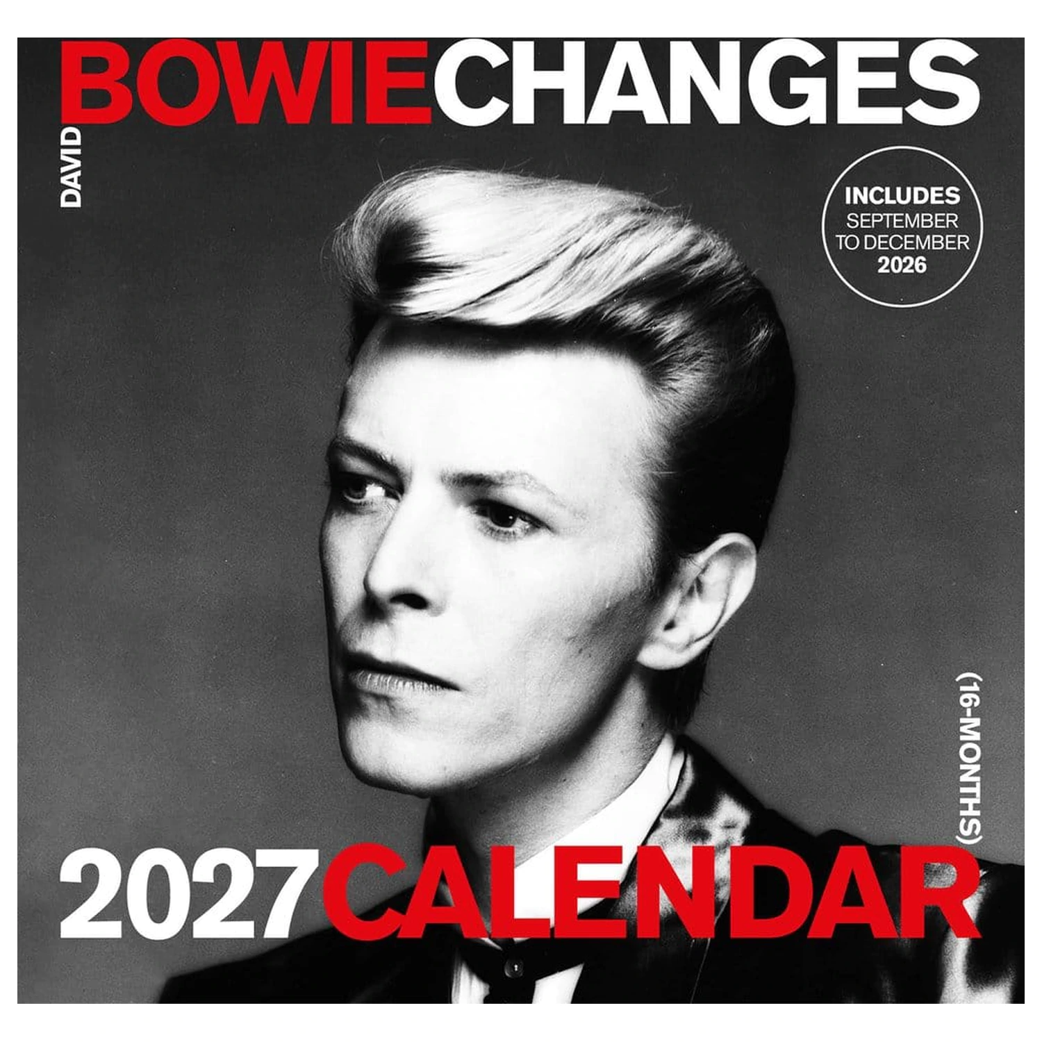 David Bowie Kalendarz Changes 2027 30 x 30 cm zdjęcie produktu