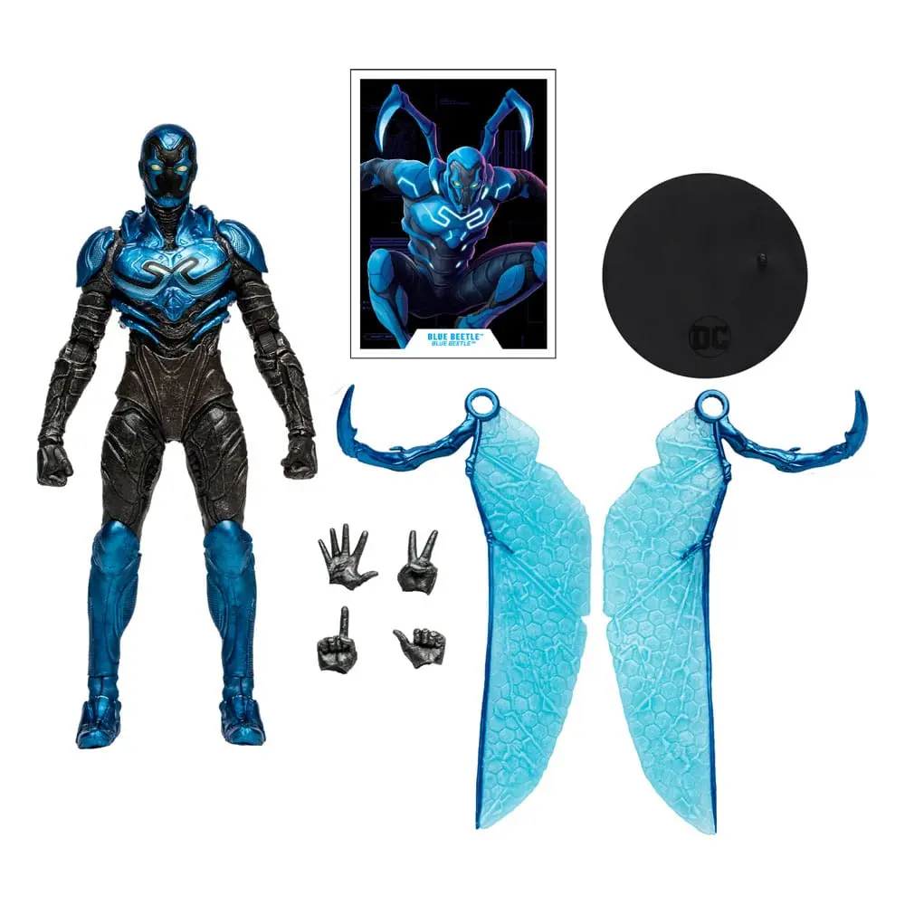 DC Blue Beetle Figurka akcji Blue Beetle (Tryb Bitewny) 18 cm zdjęcie produktu