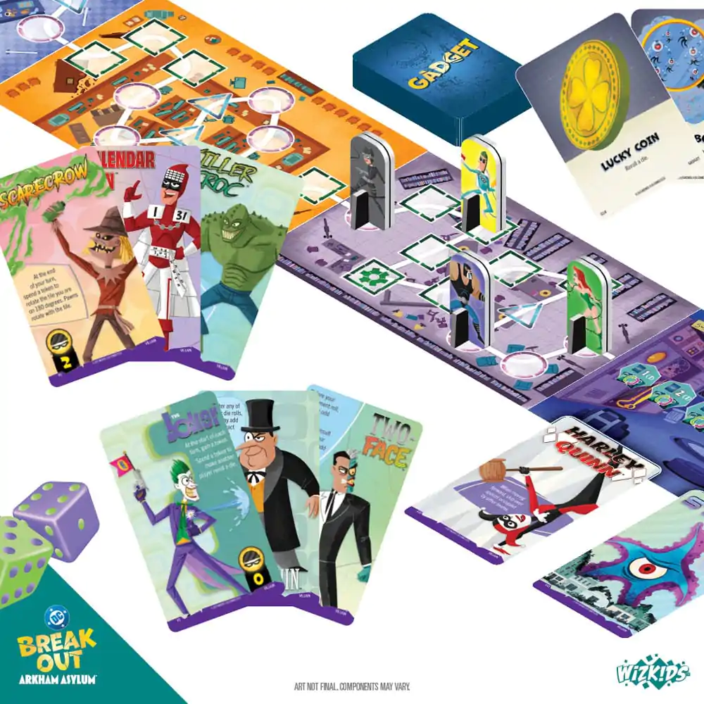 DC Breakout: Arkham Asylum Gra Karciana *Wersja Angielska* zdjęcie produktu