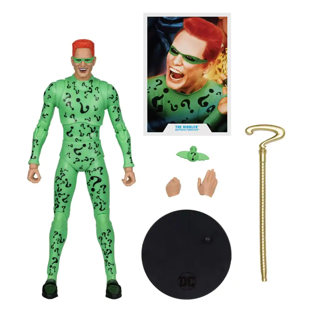 DC Build A Megafig figurka The Riddler (Gold Label) z Batman Forever 18 cm zdjęcie produktu