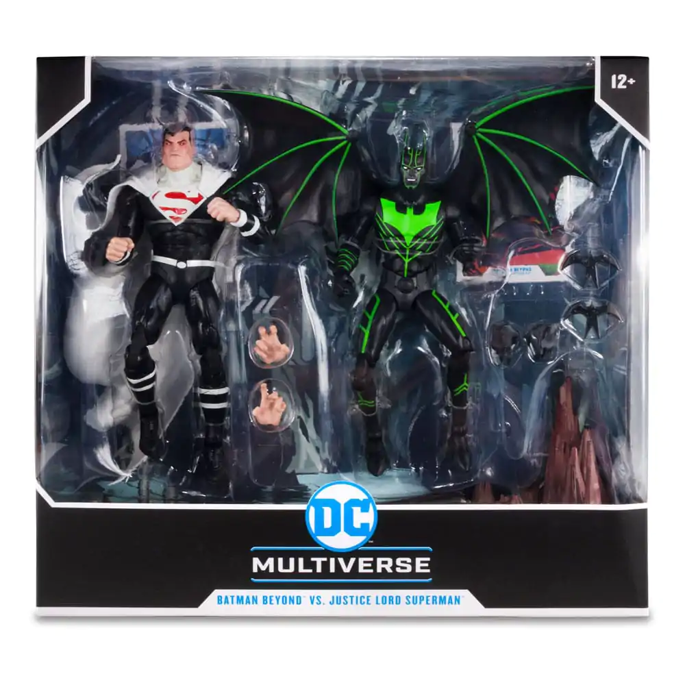 DC Collector Action Figure Pack 2 figurki Batman Beyond kontra Justice Lord Superman 18 cm zdjęcie produktu
