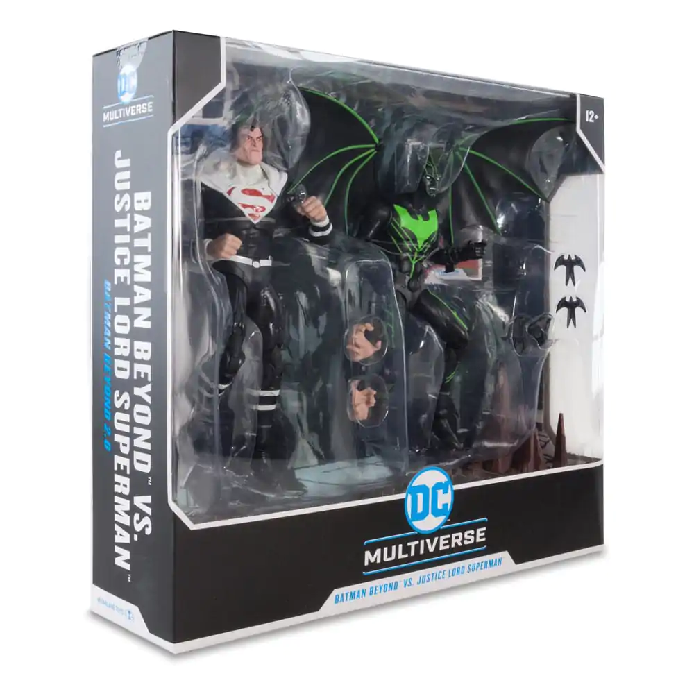 DC Collector Action Figure Pack 2 figurki Batman Beyond kontra Justice Lord Superman 18 cm zdjęcie produktu