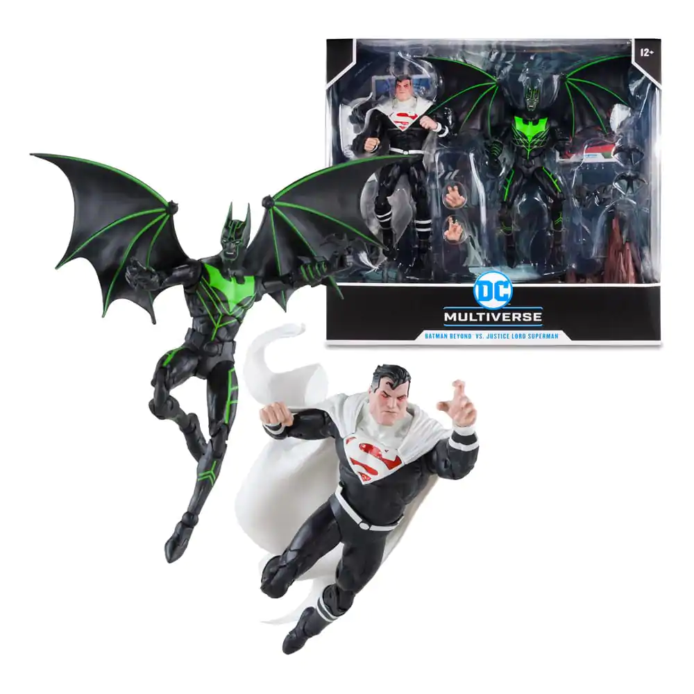 DC Collector Action Figure Pack 2 figurki Batman Beyond kontra Justice Lord Superman 18 cm zdjęcie produktu