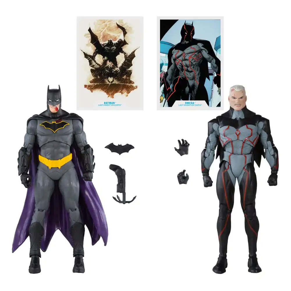 DC Collector Figurki Akcji Pack of 2 Omega (Unmasked) & Batman (Bloody) (Gold Label) 18 cm zdjęcie produktu