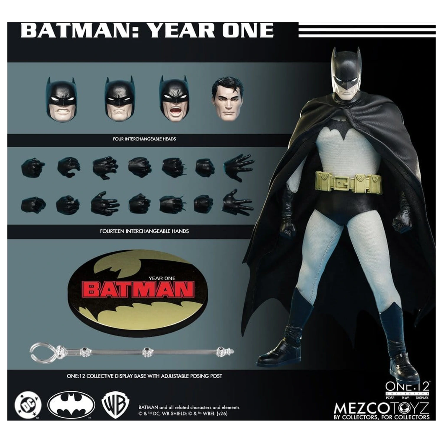 DC Comics Figurka Akcji 1/12 Batman: Year One 17 cm zdjęcie produktu