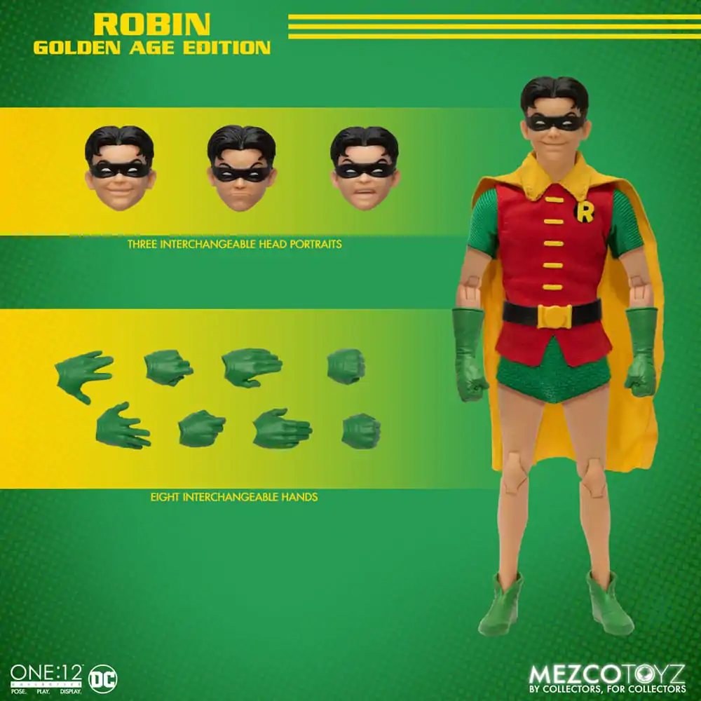 DC Comics Figurka Akcji 1/12 Robin (Golden Age Edition) 16 cm zdjęcie produktu