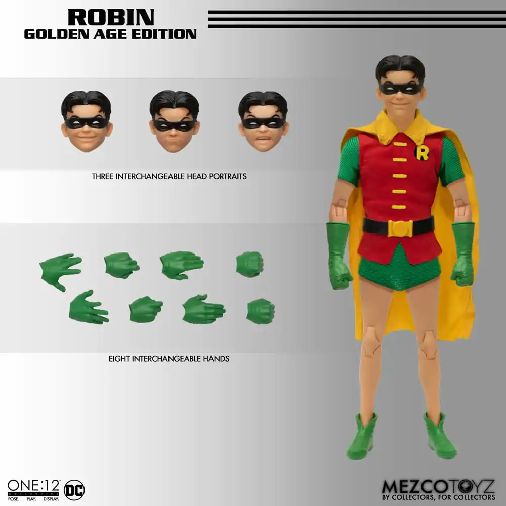 DC Comics Figurka Akcji 1/12 Robin (Golden Age Edition) 16 cm zdjęcie produktu