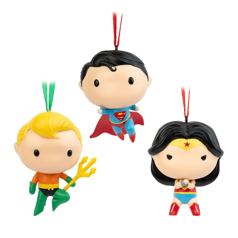 DC Comics Zestaw 3 ozdób choinkowych zdjęcie produktu
