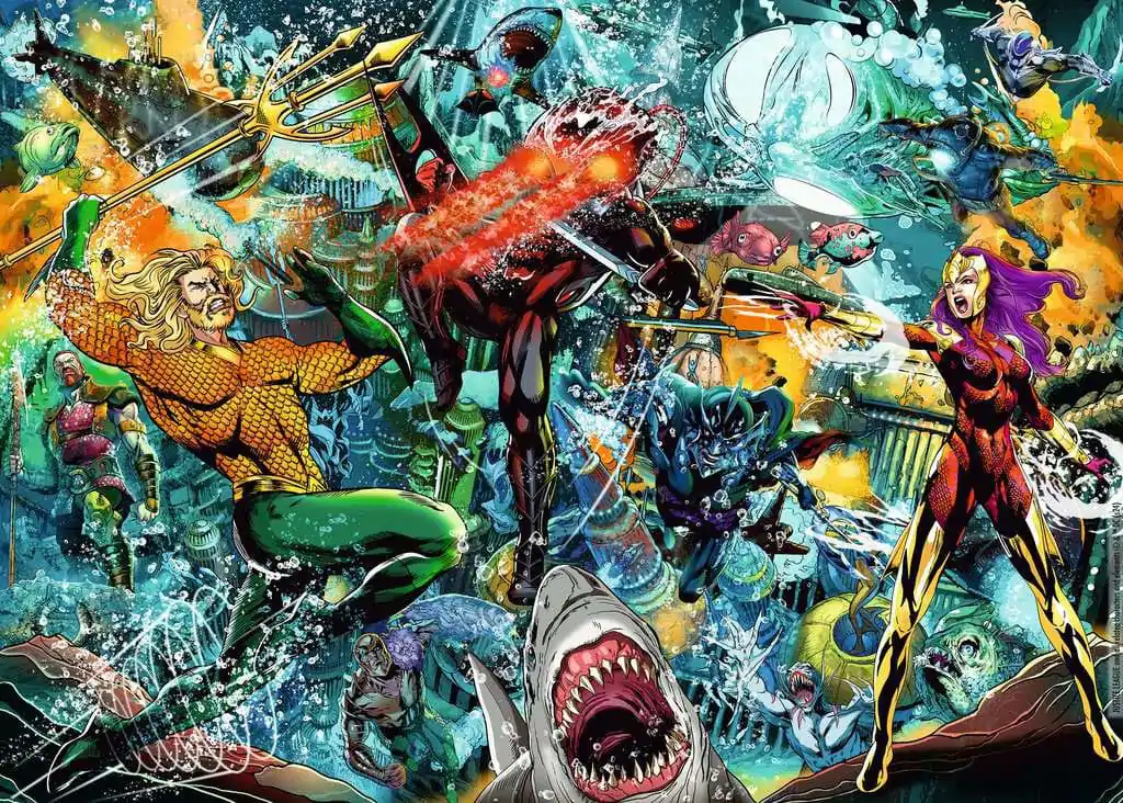 Puzzle DC Comics Jigsaw Puzzle Aquaman (1000 elementów) zdjęcie produktu