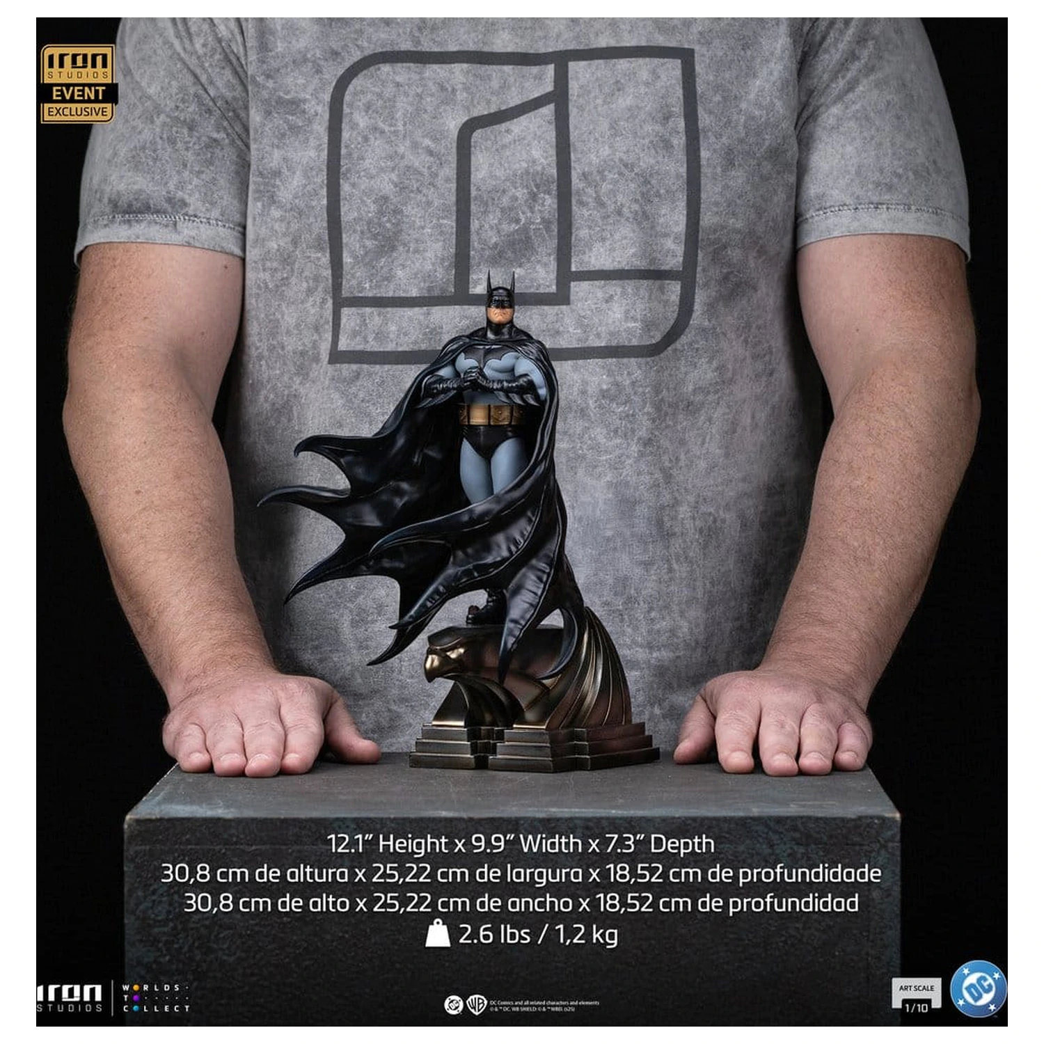DC Comics Art Scale Statue 1/10 Batman Trinity (CCXP Exclusive 2025) 31 cm zdjęcie produktu