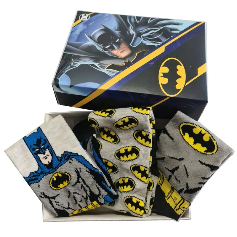 DC Comics Batman assorted pack 3 pary skarpetki adult zdjęcie produktu