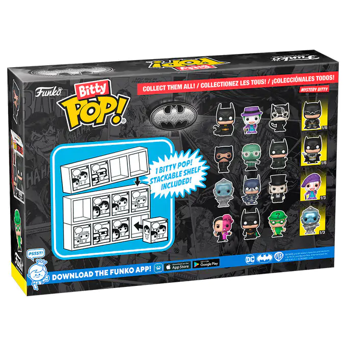 DC Comics Batman 85th Anniversary Bitty Funko POP! Figurka Vinyl 4-Pack Mr. Freeze zdjęcie produktu