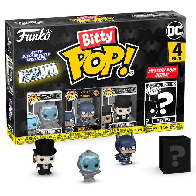 DC Comics Batman 85th Anniversary Bitty Funko POP! Figurka Vinyl 4-Pack Mr. Freeze zdjęcie produktu