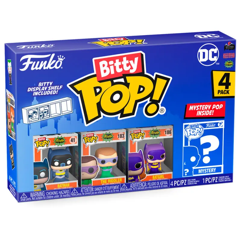 DC Bitty POP! Figurka winylowa 4-Pack Batman Adam West 2,5 cm zdjęcie produktu