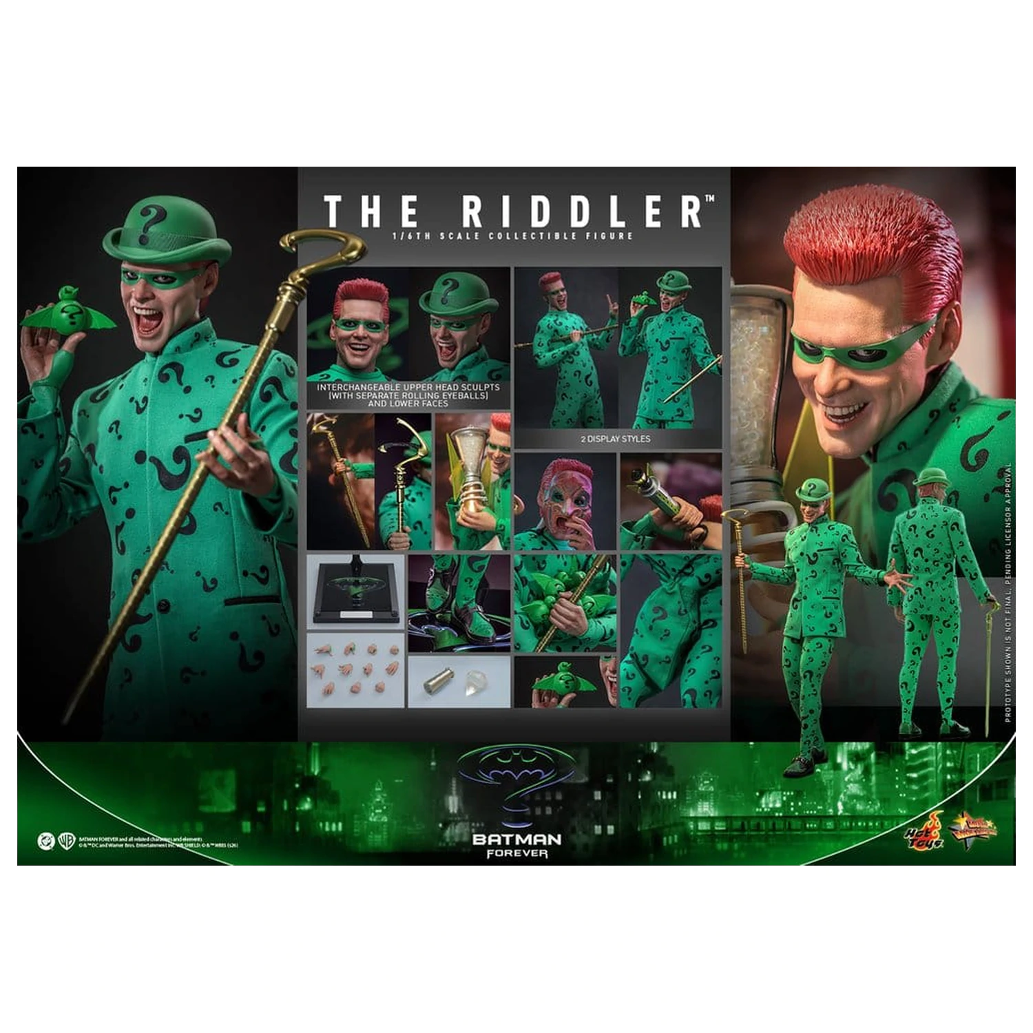 DC Comics Batman Forever Movie Masterpiece Figurka Akcyjna 1/6 Riddler 31 cm zdjęcie produktu