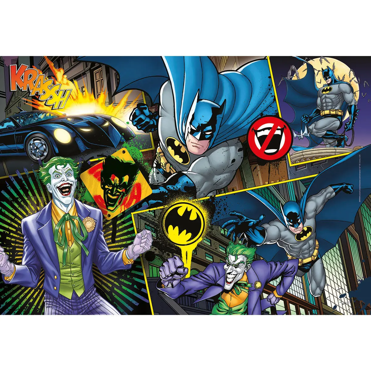 DC Comics Supercolor Puzzle Batman (104 elementy) zdjęcie produktu