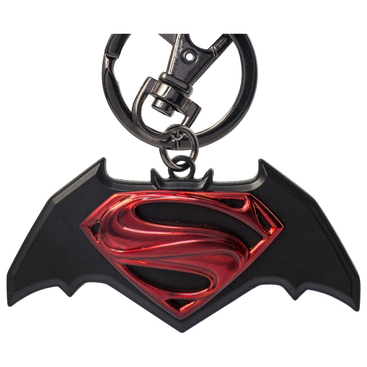 DC Comics Brelok z cyny Batman vs. Superman Logo zdjęcie produktu