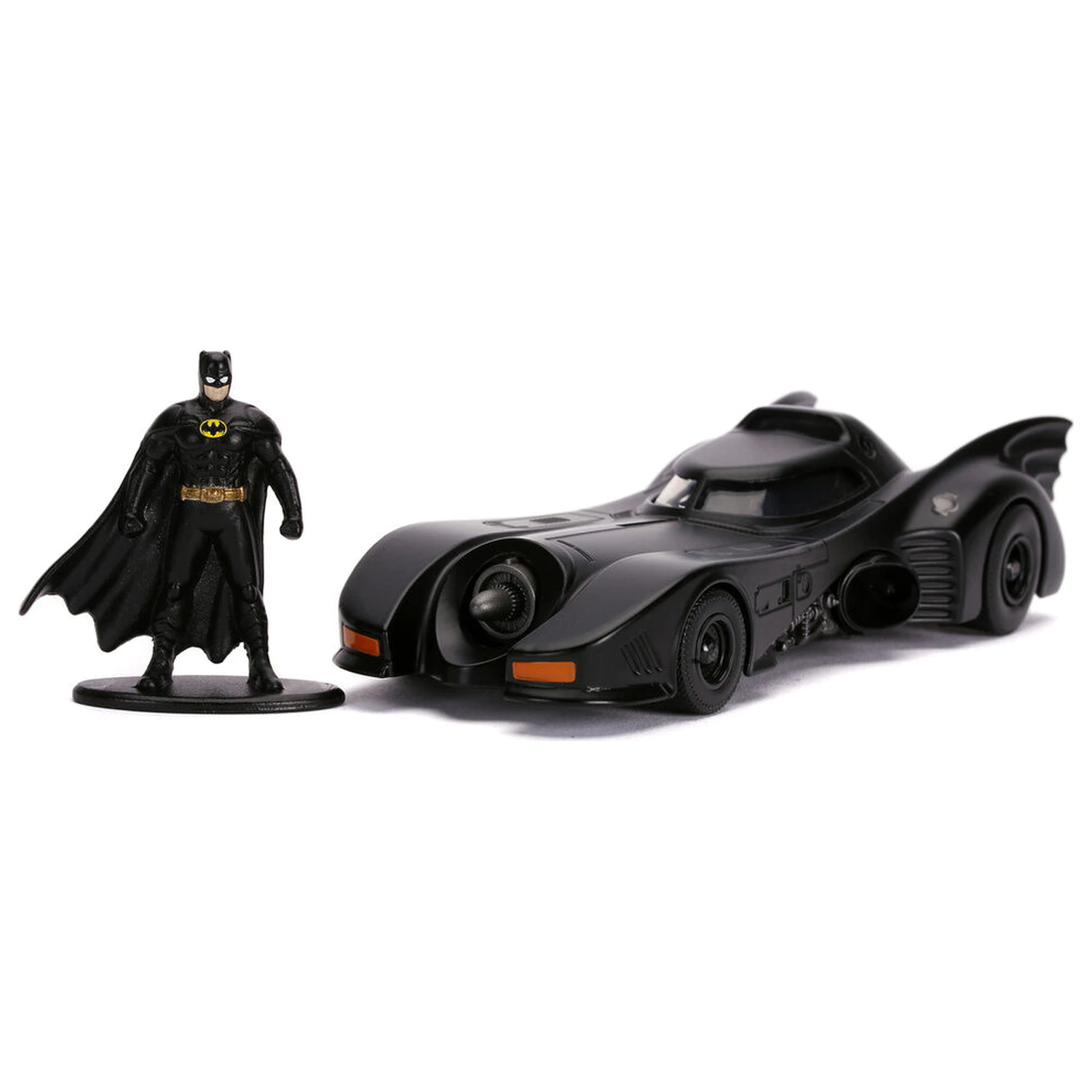 DC Comics Batmobil 1989 metalowy samochód + zestaw figurka Batmana zdjęcie produktu