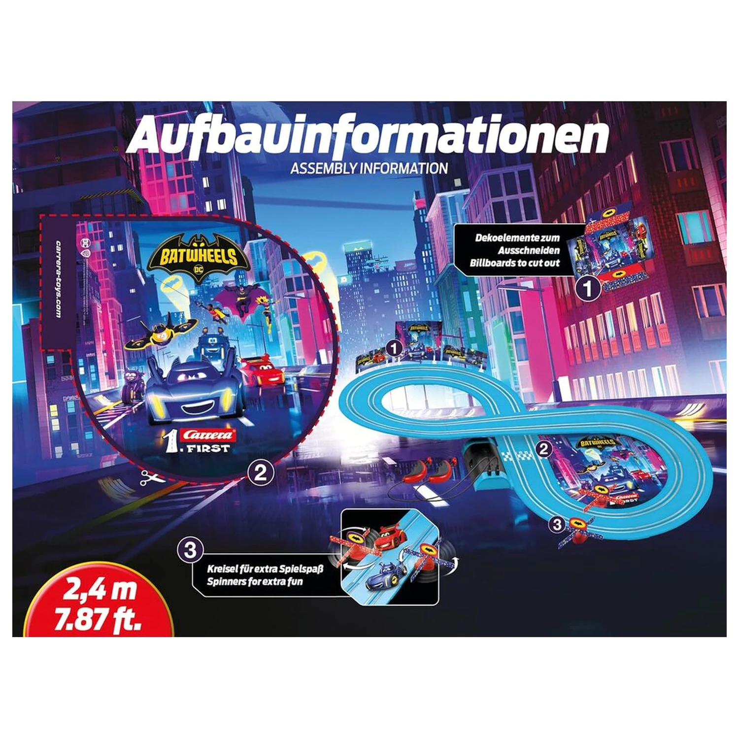 DC Comics Batwheels Ready to Roll tor wyścigowy zdjęcie produktu