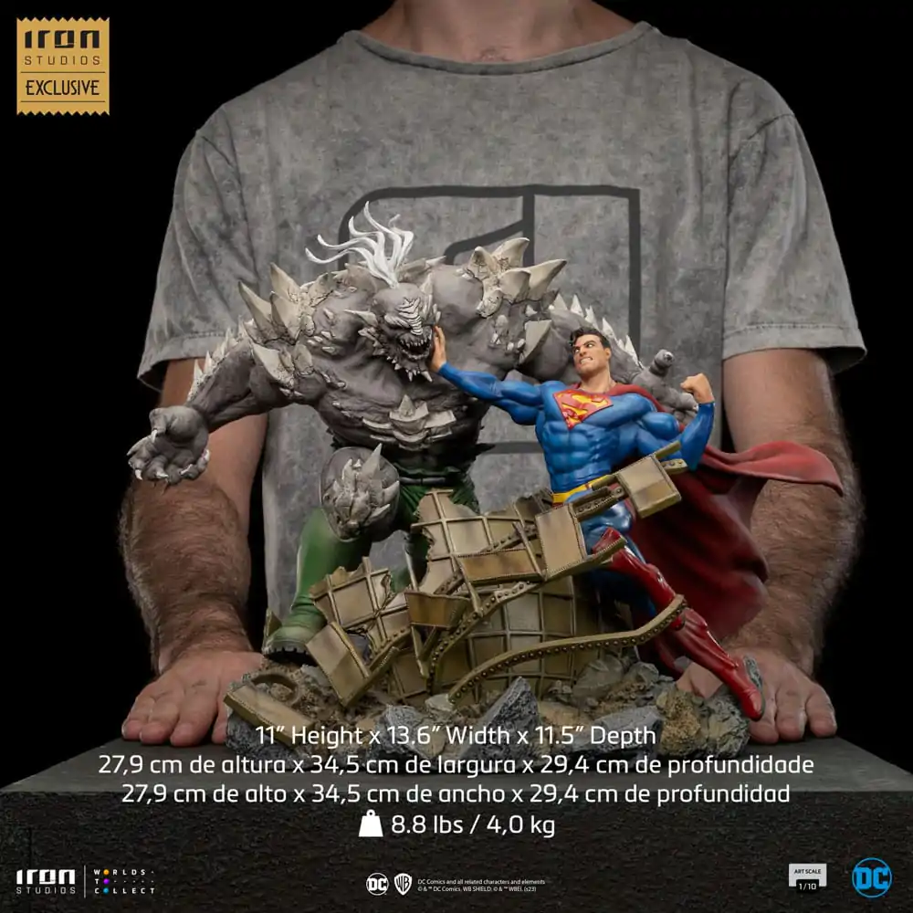 DC Comics BDS Art Scale Statue 1/10 Superman kontra Doomsday heo EU Exclusive 30 cm Statua zdjęcie produktu