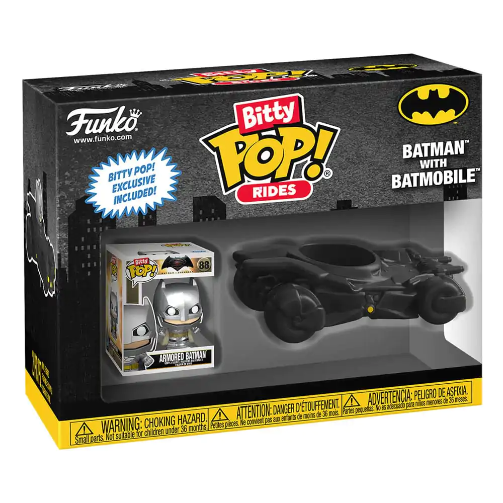 DC Comics Bitty Funko POP! Rides Figurka winylowa Batman z Batmobilem 2,5 cm zdjęcie produktu