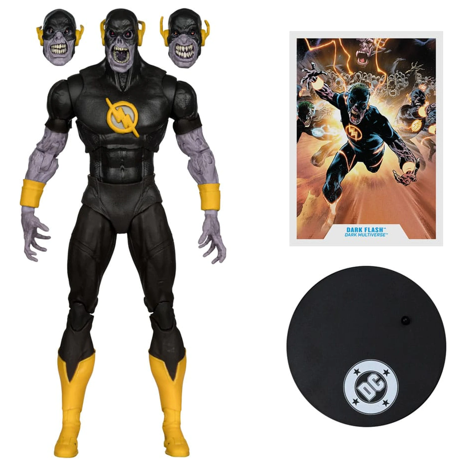 DC Comics DC Multiverse figurka akcji Dark Flash (Dark Mulitverse) (Red Platinum Edition) 18 cm zdjęcie produktu