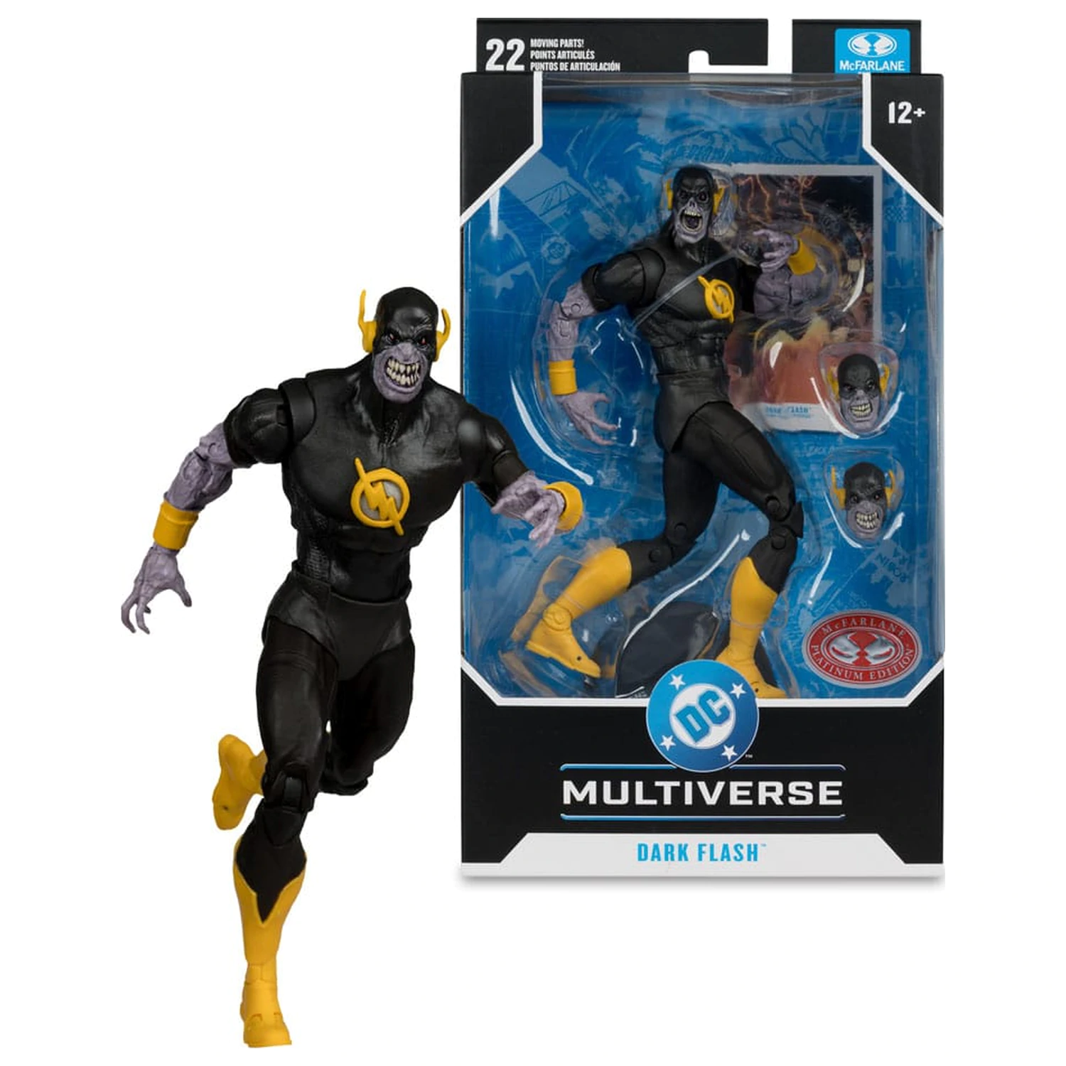 DC Comics DC Multiverse figurka akcji Dark Flash (Dark Mulitverse) (Red Platinum Edition) 18 cm zdjęcie produktu