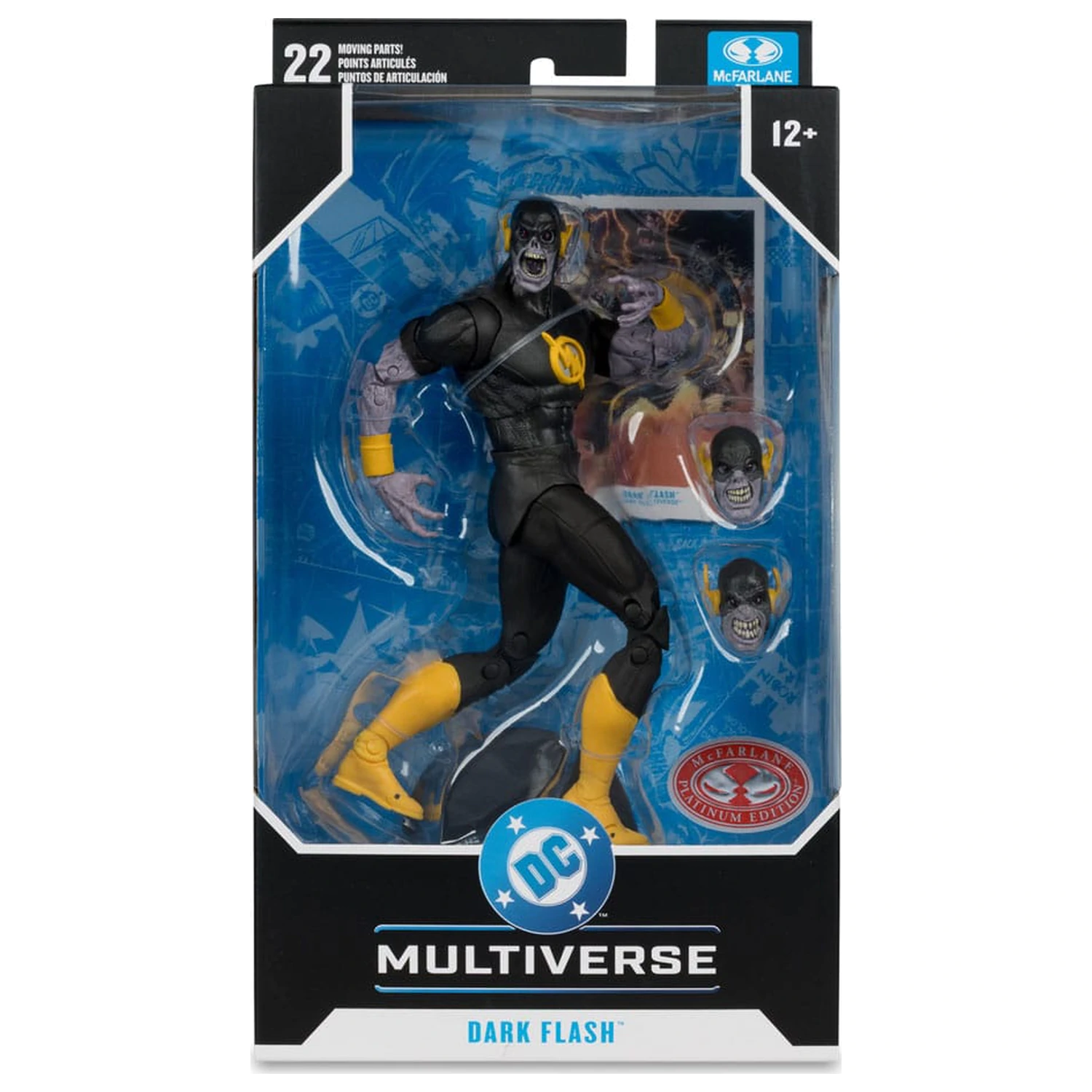 DC Comics DC Multiverse figurka akcji Dark Flash (Dark Mulitverse) (Red Platinum Edition) 18 cm zdjęcie produktu