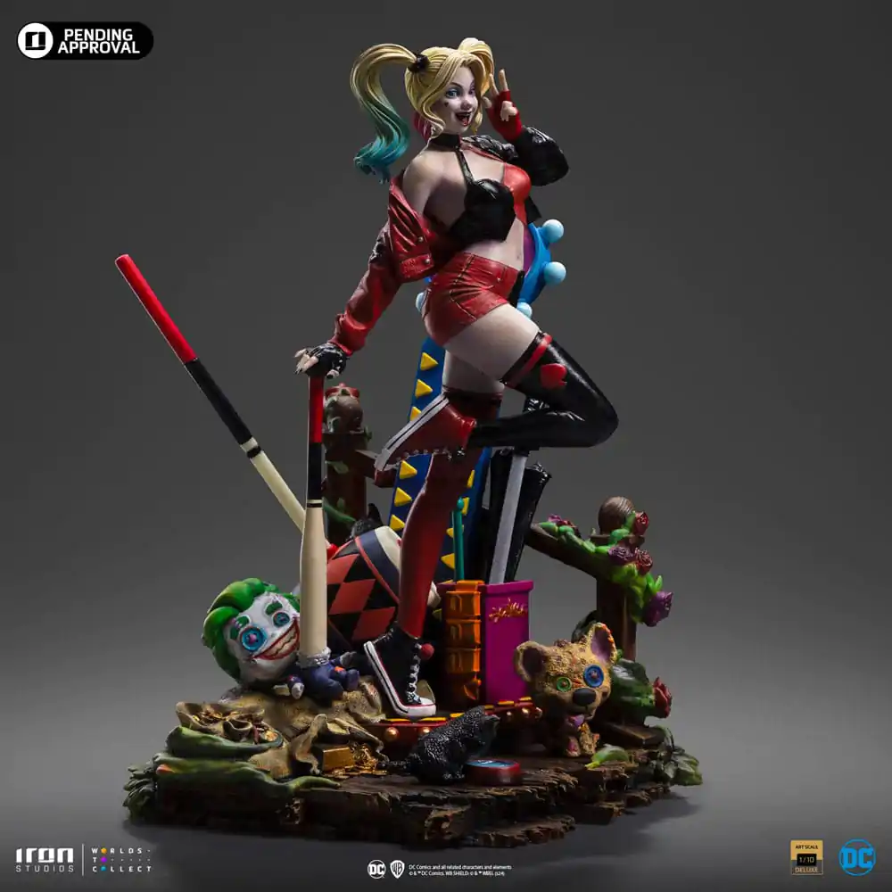 DC Comics Deluxe Art Scale Statue 1/10 Harley Quinn (Gotham City Sirens) 22 cm Statua zdjęcie produktu