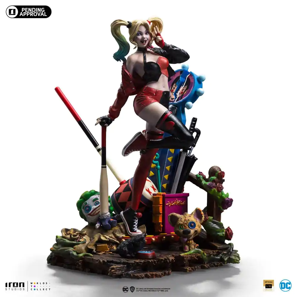 DC Comics Deluxe Art Scale Statue 1/10 Harley Quinn (Gotham City Sirens) 22 cm Statua zdjęcie produktu