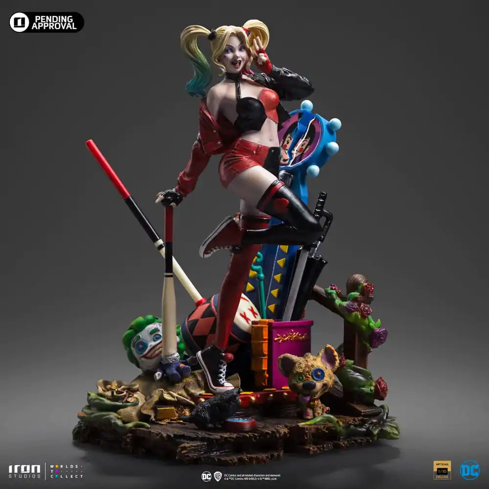 DC Comics Deluxe Art Scale Statue 1/10 Harley Quinn (Gotham City Sirens) 22 cm Statua zdjęcie produktu