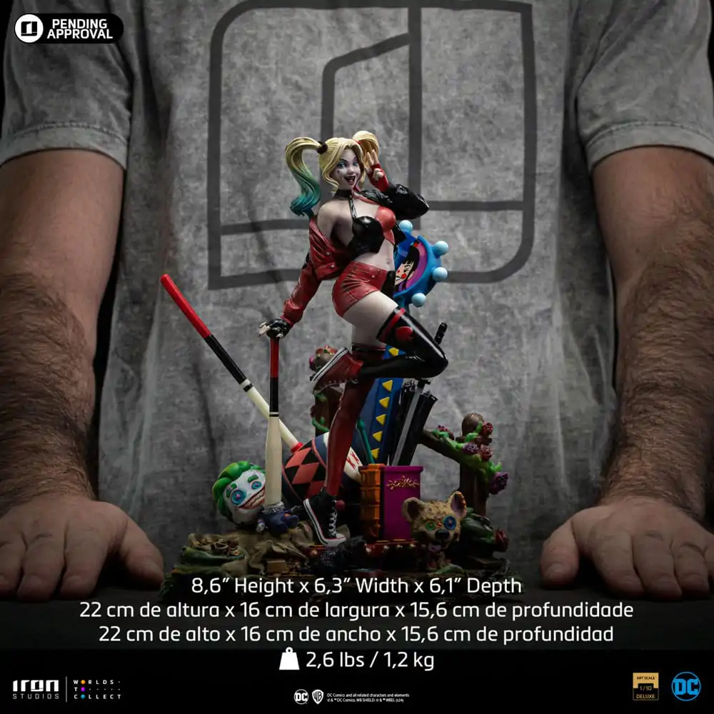 DC Comics Deluxe Art Scale Statue 1/10 Harley Quinn (Gotham City Sirens) 22 cm Statua zdjęcie produktu