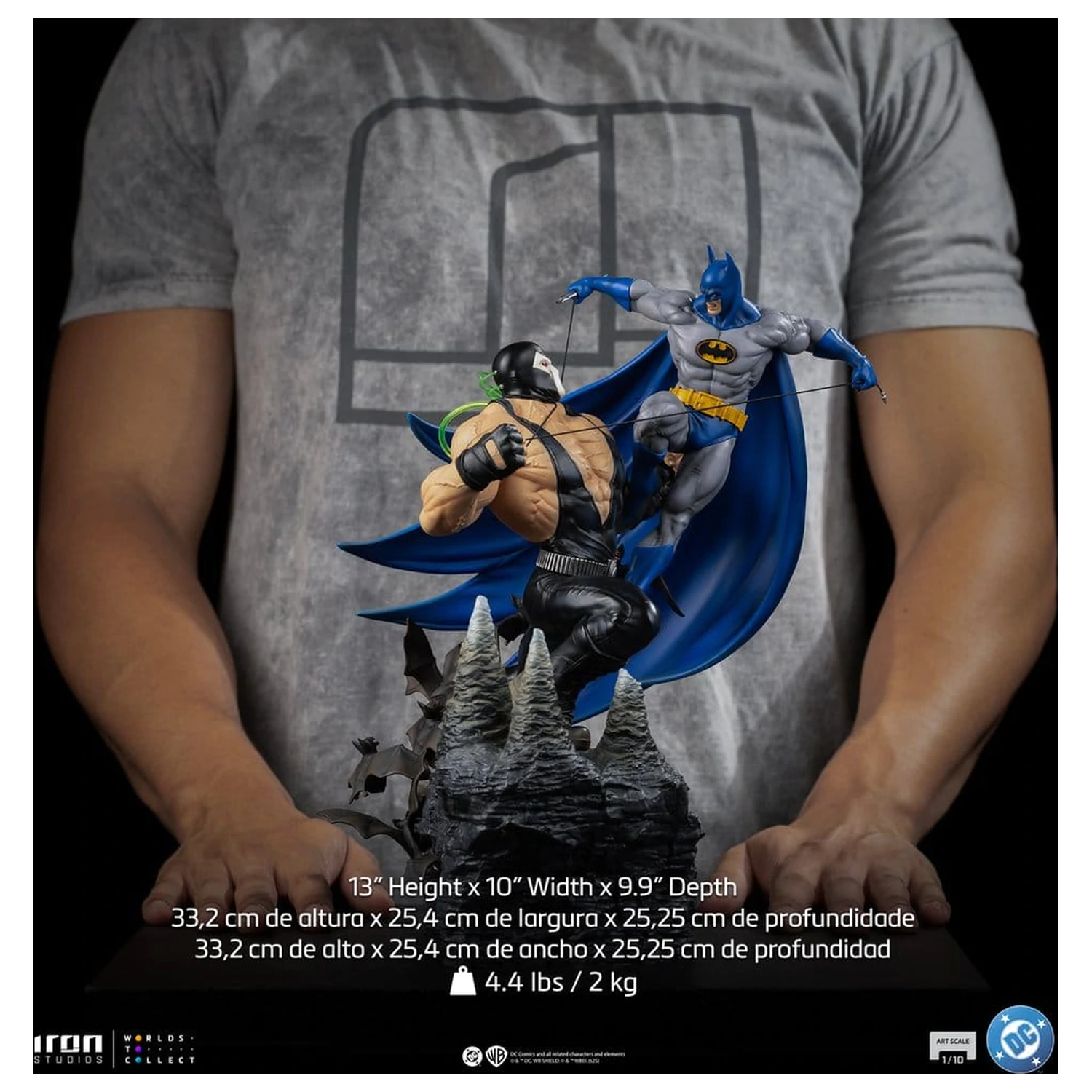 DC Comics Diorama 1/10 Batman vs Bane 33 cm zdjęcie produktu