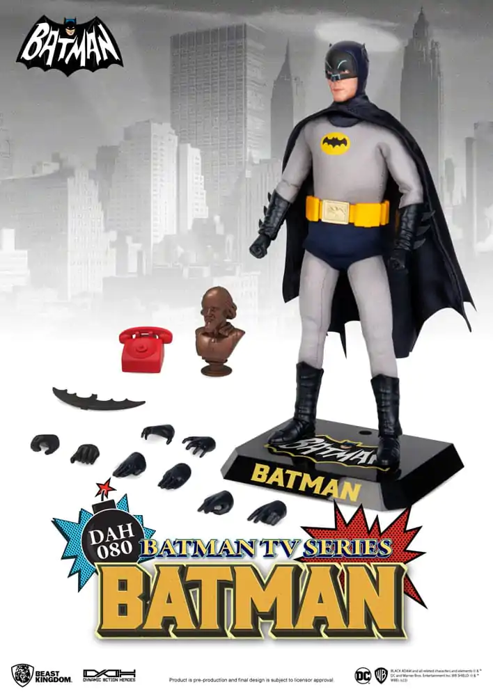 DC Comics Dynamic 8ction Heroes Figurka Akcji 1/9 Batman TV Series Batman 24 cm zdjęcie produktu