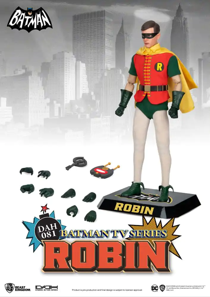 DC Comics Dynamic 8ction Heroes Figurka Akcji 1/9 Batman TV Series Robin 24 cm zdjęcie produktu