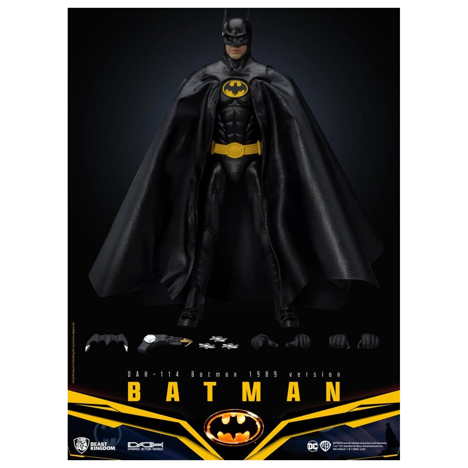 DC Comics Dynamic 8ction Heroes Action Figure Batman 1989 Wersja Standardowa 21 cm zdjęcie produktu