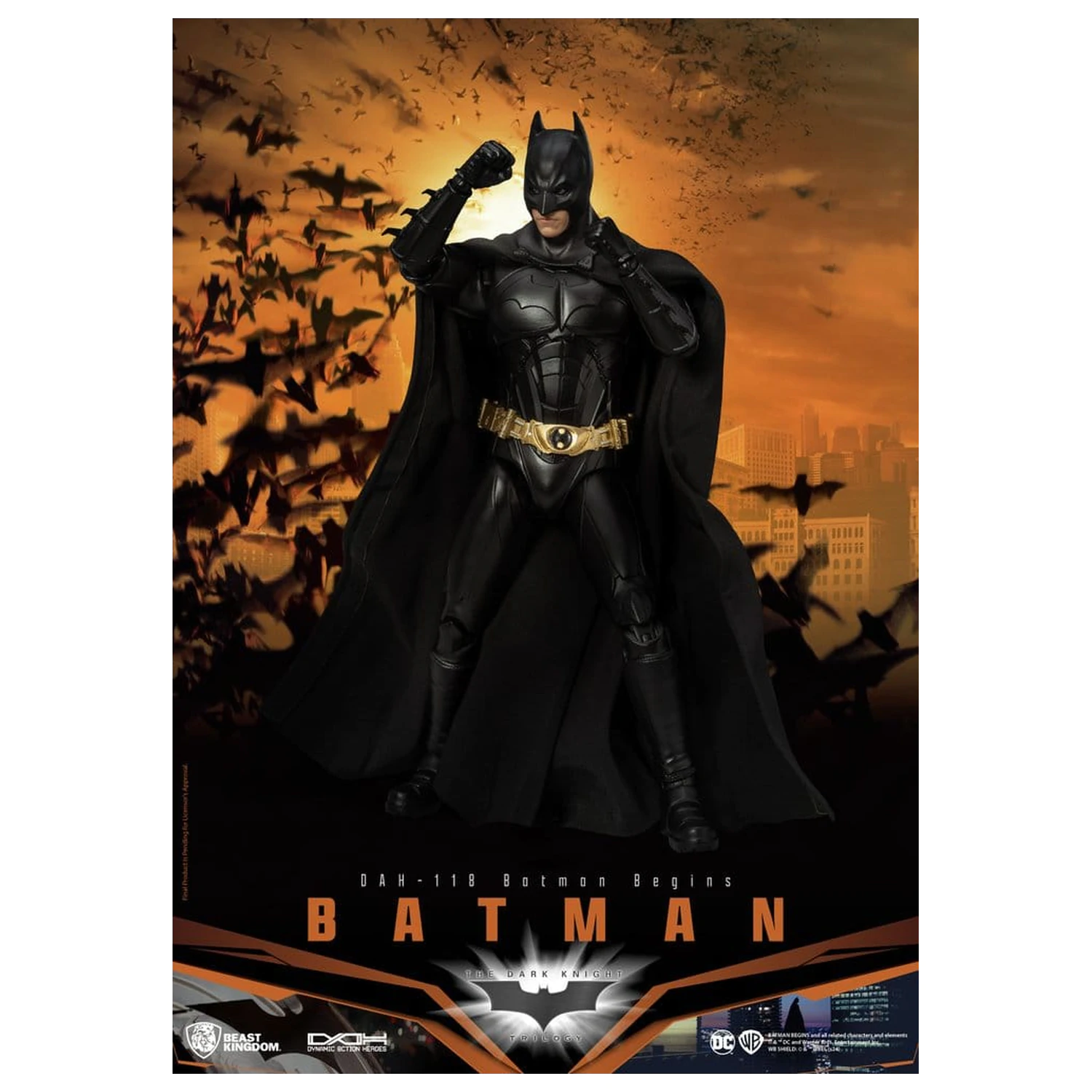DC Comics Dynamic 8ction Heroes figurka akcji Batman (Batman Begins) 21 cm zdjęcie produktu
